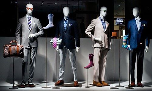 10 نکته در طراحی ویترین مغازه پوشاک مردانه